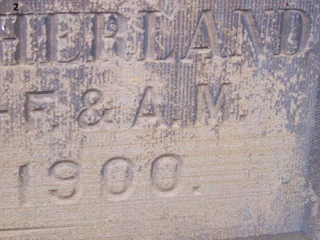 picture 2 words and numbers on concrete