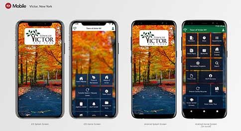 Mobile Phone Graphic for new mobile app