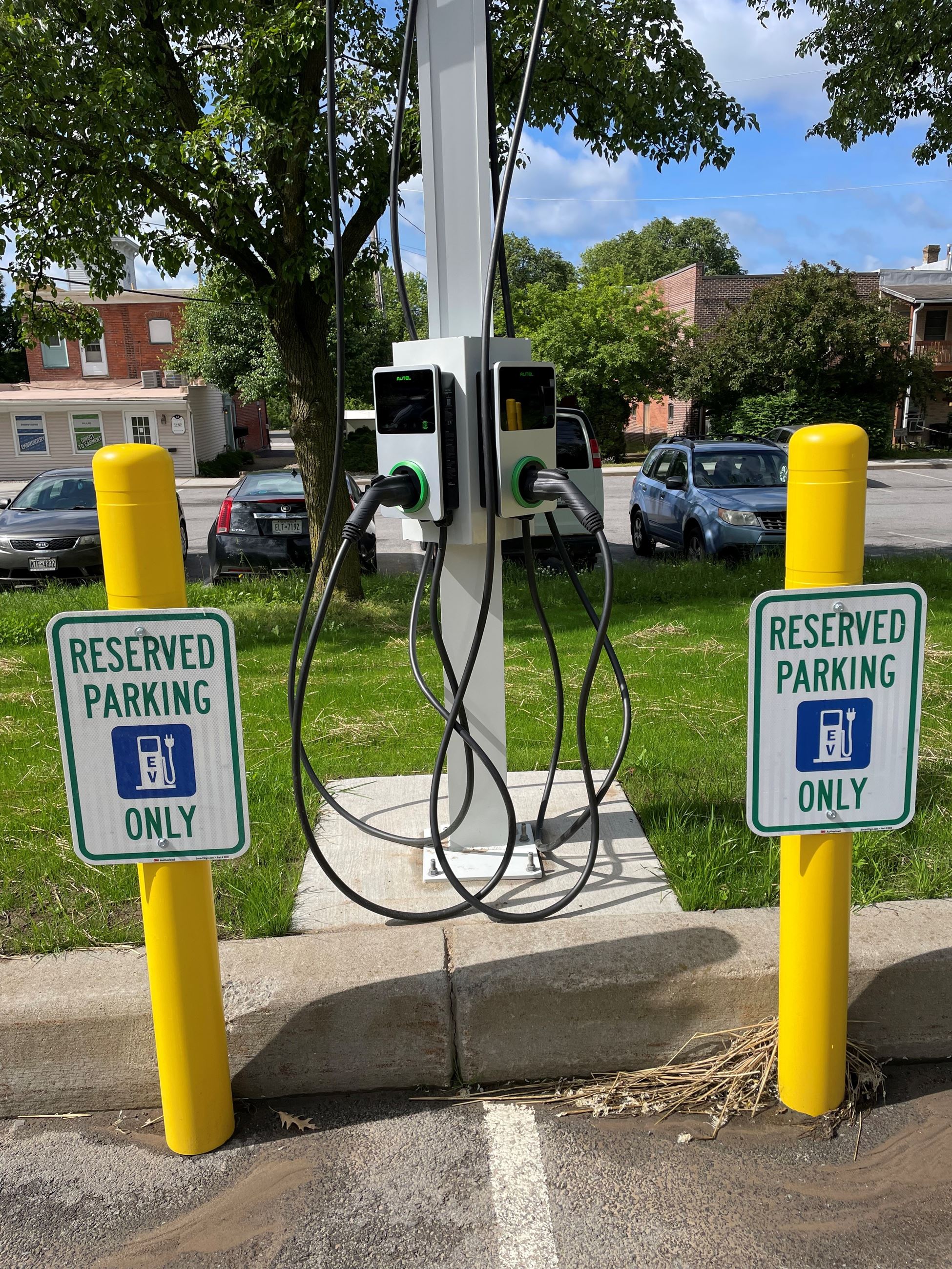 EV Chargers at Town Hall