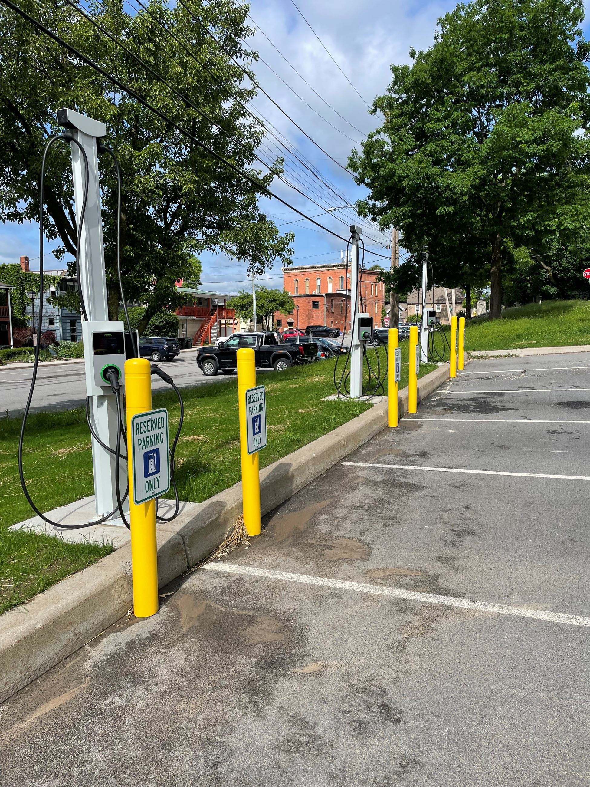 EV Chargers at Town Hall